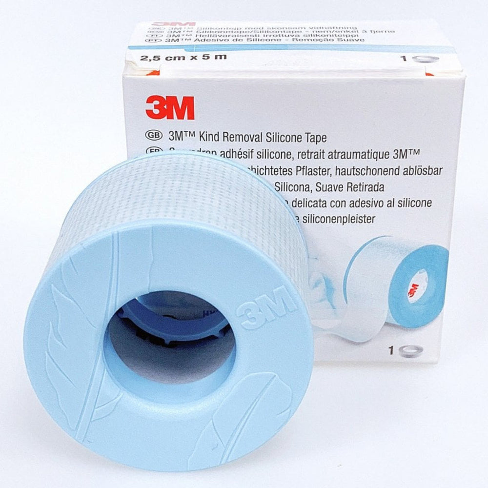 3M™ silikona līmes plāksteris jūtīgām acīm, 2.5cm x 5m