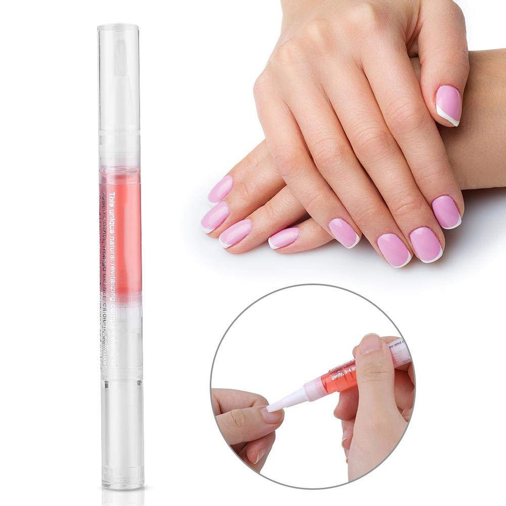 Cuticle oil for nail care with brush, CHERRY