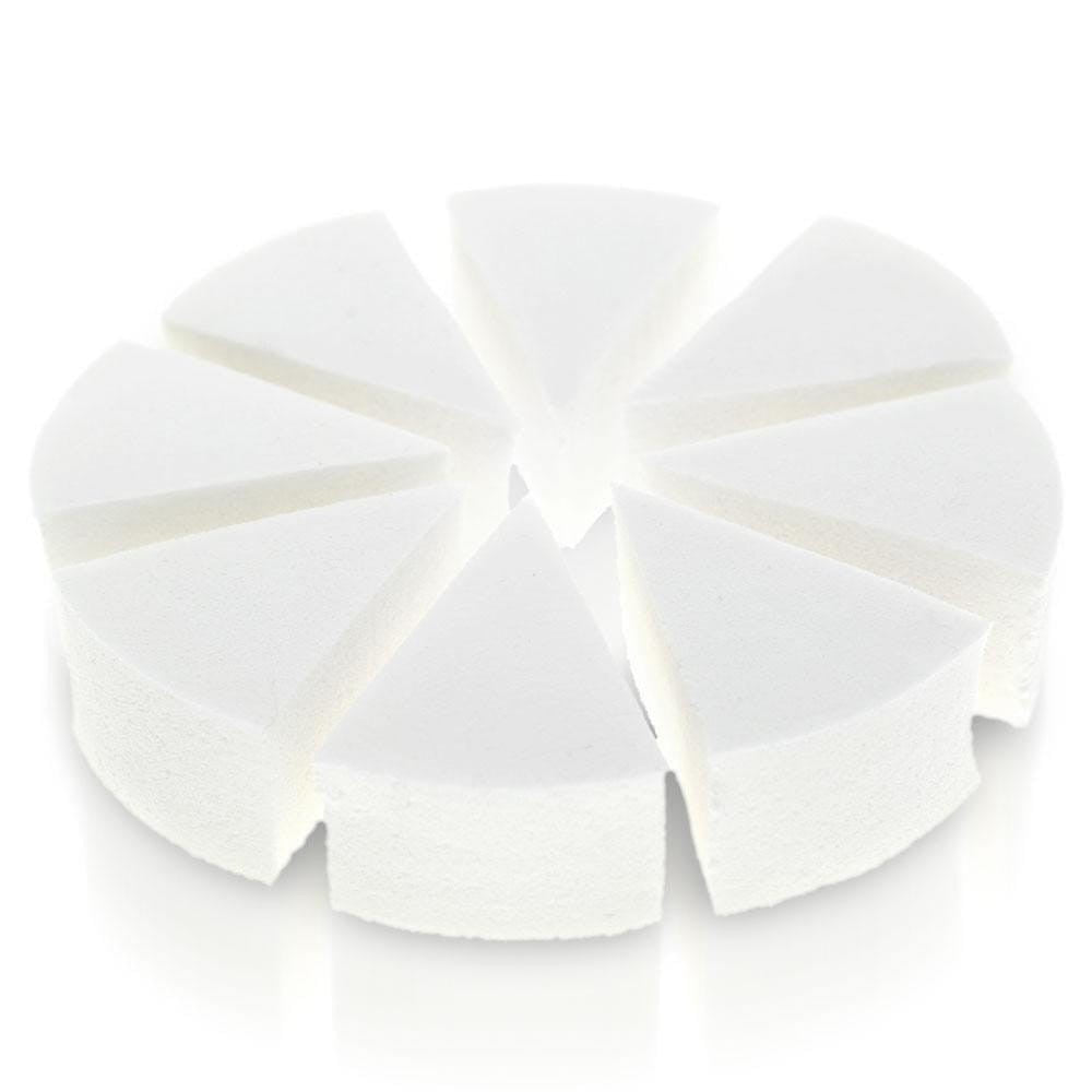 Cosmetic sponge for beauty procedures 8 piece set, WHITE