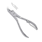 Nail nippers for pedicure, stainless steel