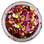 Nagu dizaina apaļi konfetti, dažādas krāsas