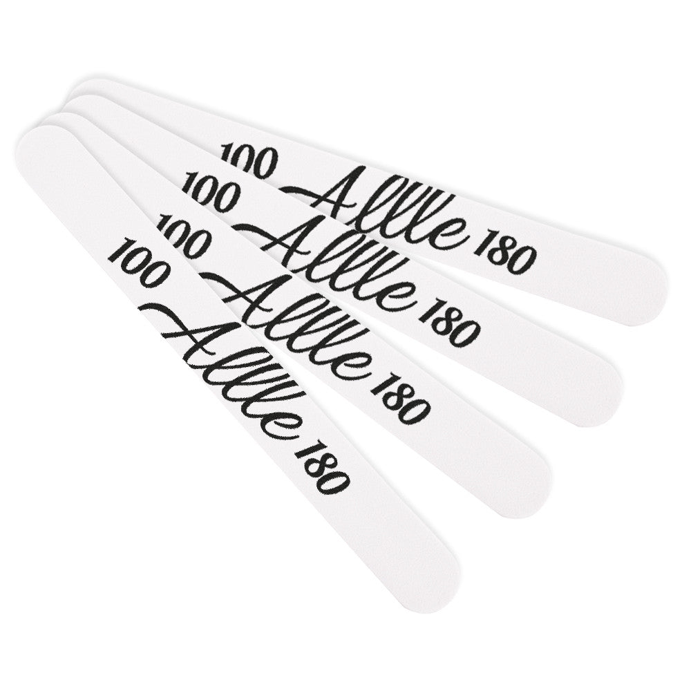 PRO nail file white STRAIGHT by Alle, 100/180