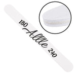 PRO nail file white STRAIGHT by Alle, 180/240