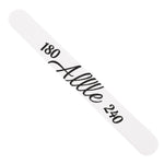 PRO nail file white STRAIGHT by Alle, 180/240
