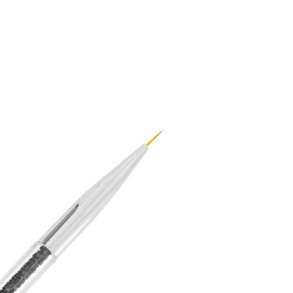Nail art tool 2in1 brush + dotting pen, size 0 (11 mm)