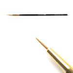 Thin brush for nail design black, 7 mm