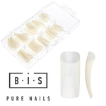 Nail TIPS Natural for nail extension manicure FULL COVER, 100 pieces