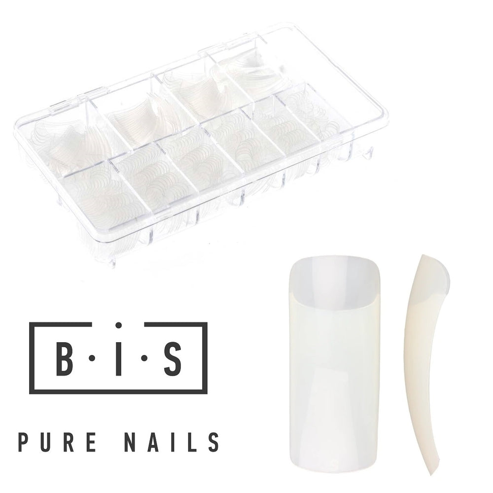 Nail TIPS Clear for nail extension manicure FULL COVER, 500 pieces