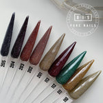 BIS Pure Nails gaismu atstarojošā gēla laka 15 ml, Gold Dust 201