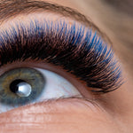 Xclusive Lashes Ombre black+blue eyelash extensions ONE SIZE, C shape