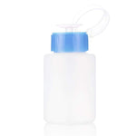Empty fluid container bottle with dispenser 100 ml, 3 colors