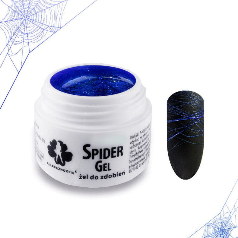 SPIDER Gels nagu dizainam METALLIC BLUE, 5 ml