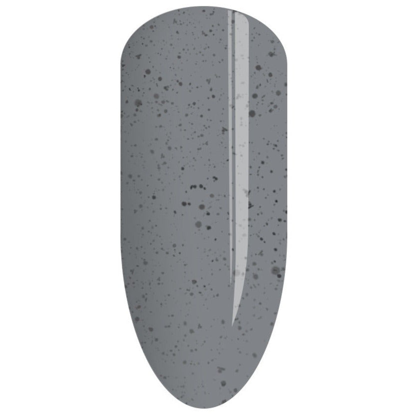 BIS Pure Nails gel polish Eggshell Spot Dot texture Crisp 15 ml, ASPHALT