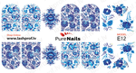 BIS Pure Nails slider nail design sticker decal FLOWERS, E12, F09, F13, F16, F17, F43 and F55