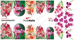 BIS Pure Nails slider nail design sticker decal FLOWERS, E12, F09, F13, F16, F17, F43 and F55