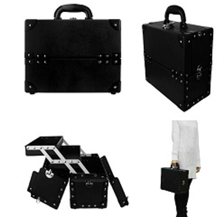 Blink Lash Stylist leather Beauty case black, S or M size