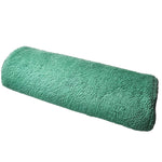 Manicure pad cushion, green terry cloth
