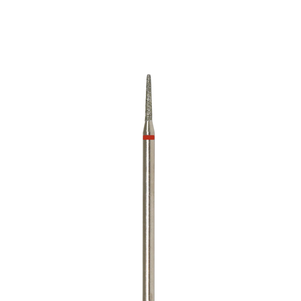 DIAMOND nail bit CONE, round tip (red) 194