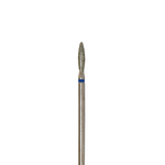 DIAMOND nail bit FLAME semicircular tip (blue) 244