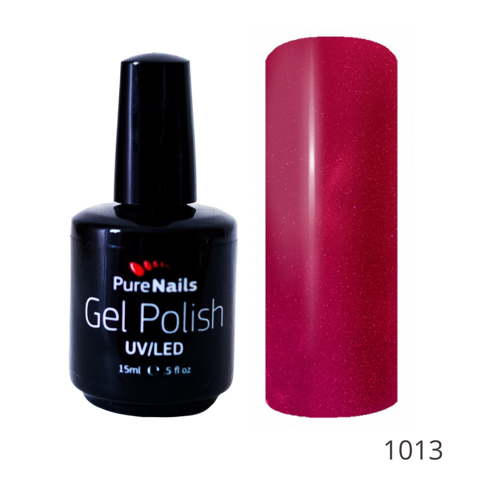 BIS Pure Nails UV/LED gēla laka 15 ml, 1013 Ruby Shine