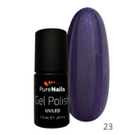BIS Pure Nails ONE STEP gel polish 7.5 ml, GRAPE SPARKLE 23