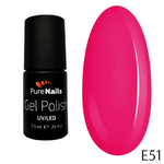 BIS Pure Nails UV/LED gēla laka 7.5 ml, PINK SOULMATE E51