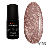 BIS Pure Nails UV/LED gēla laka 7.5 ml, PARTY GLITTER A143