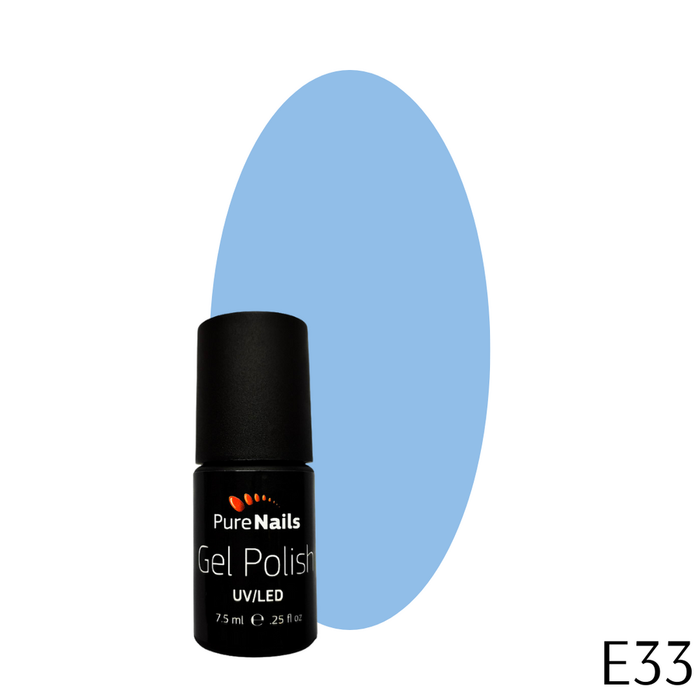 BIS Pure Nails UV/LED gēla laka 7.5 ml, BLUE OCEAN E33