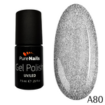 BIS Pure Nails gel polish 7.5 ml, SILVER SHINE A80