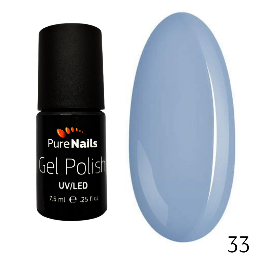 BIS Pure Nails ONE STEP gēla laka 7.5 ml, SKY BLUE 33