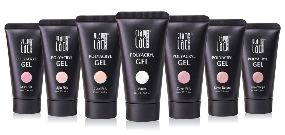 GlamLac Polygel for nail extension and strengthening 60 ml, BABY BOOMER