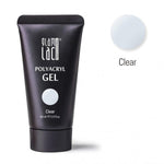 GlamLac Polygel for nail extension and strengthening 60 ml, CLEAR