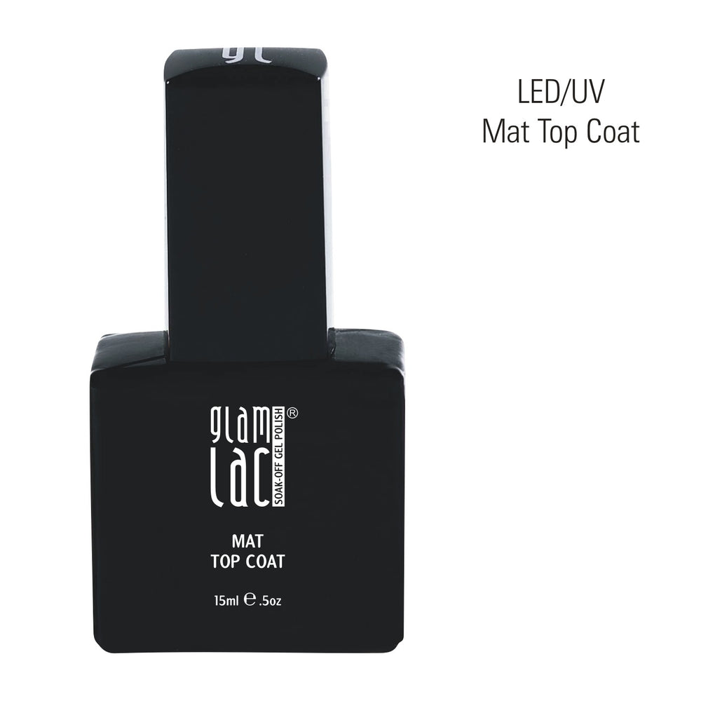 GlamLac UV/LED MATT effect TOP coat, 15 ml