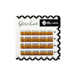 BL Lashes eyelash extensions with glitter sparkles MIX, 4 lines