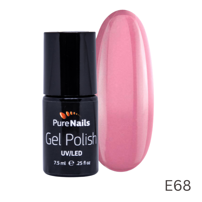 BIS Pure Nails UV/LED gēla laka 7.5 ml, ENCHANTED ROSE E68
