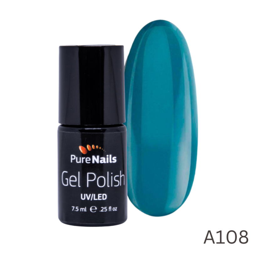 BIS Pure Nails UV/LED gēla laka 7.5 ml, DEEP SEA A108