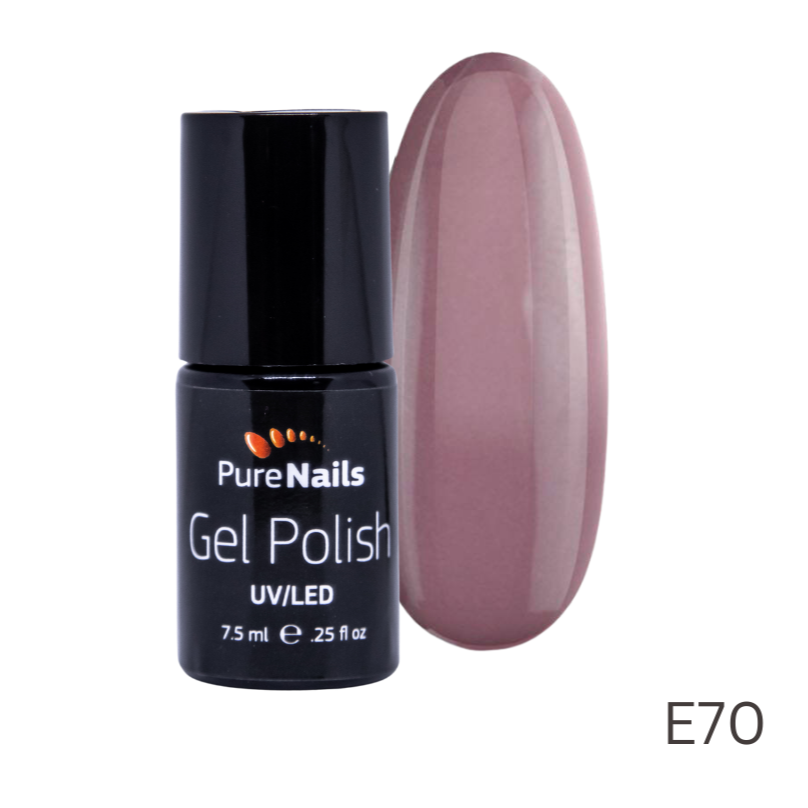 BIS Pure Nails UV/LED gēla laka 7.5 ml, LIGHT MAUVE E70
