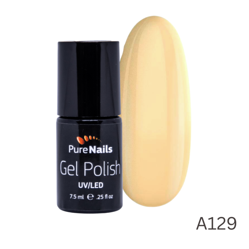 BIS Pure Nails UV/LED gēla laka 7.5 ml, BUTTER A129
