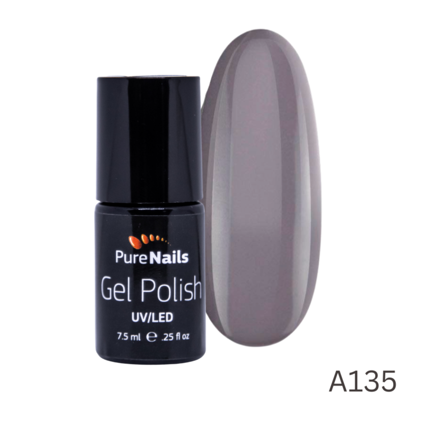BIS Pure Nails UV/LED gēla laka 7.5 ml, COOL GREY A135