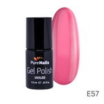 BIS Pure Nails UV/LED gēla laka 7.5 ml, BUBBLE GUM E57