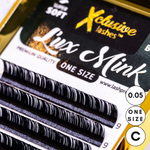 Xclusive Lashes Lux Mink ONE SIZE, C - 0.05