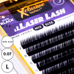Xclusive Lashes Mink Laser ONE SIZE, L shape, 0.07 thickness
