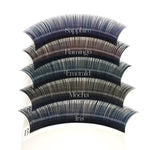 Muse Illusion Color lashes for eyelash extensions MIX-0.07-C, FLAMINGO