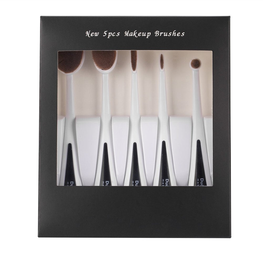 Makeup brushes super soft, set 5pcs