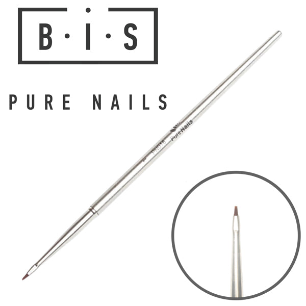 BIS Pure Nails gel nail brush with metal handle, PN16
