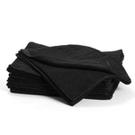 Microfiber Bleachsafe black towel, SMALL or MEDIUM