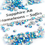 Flatback crystals for lash & nail, SAPPHIRE AB