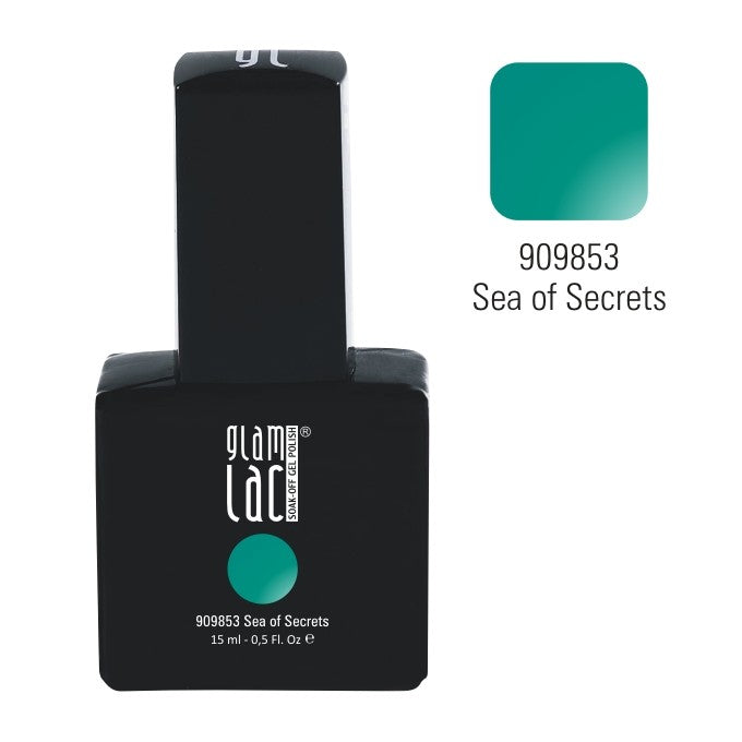 GlamLac UV/LED gel nail polish 15 ml, SEA OF SECRETS