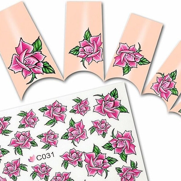 Nail art sticker slider water decals, C031