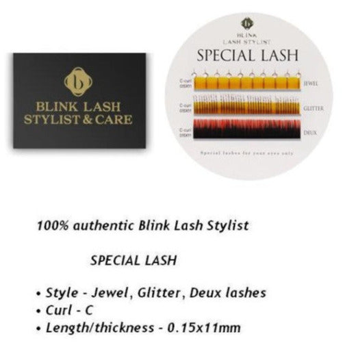 BL Lashes COMBO eyelash extensions - 3 lines Jewel, Glitter, Ombre